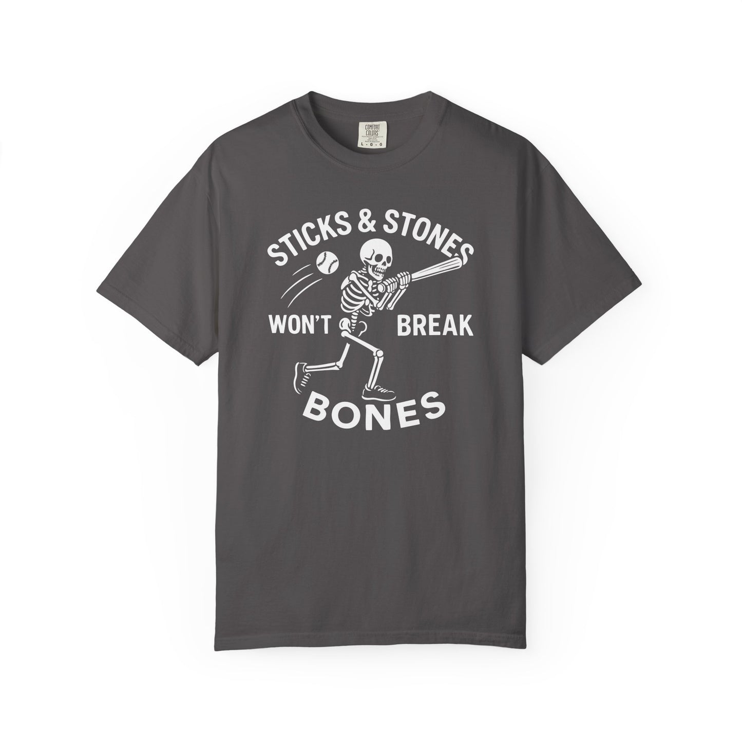 Sticks & Stones Won’t Break Bones Graphic Tee.