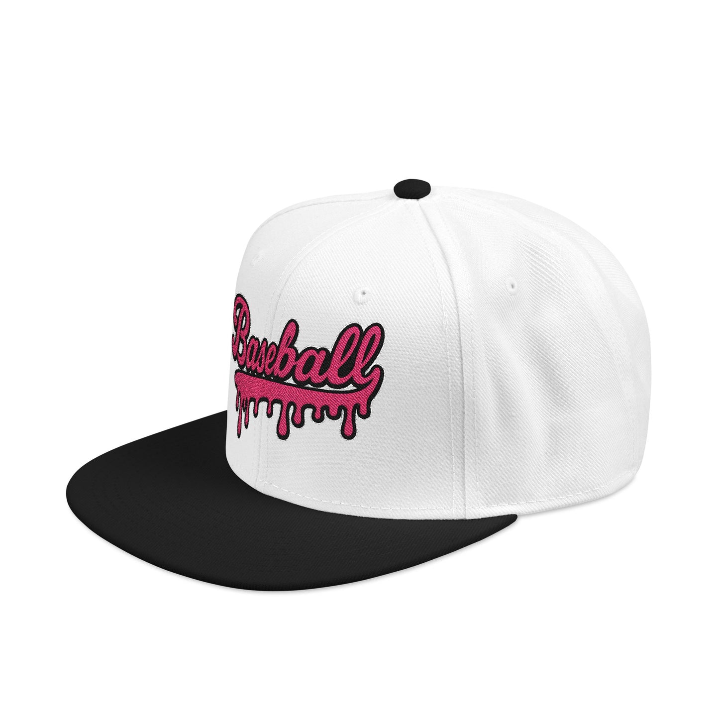 Pink Drip Snapback Hat