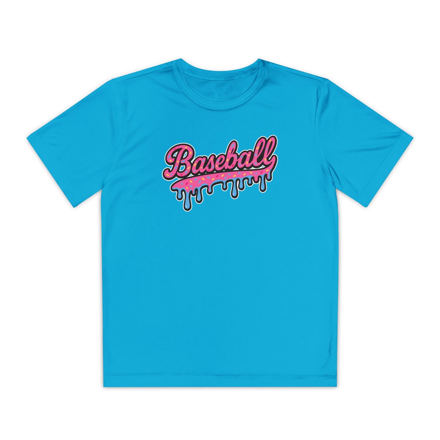 Baseball Ice Cream Drippy Tee