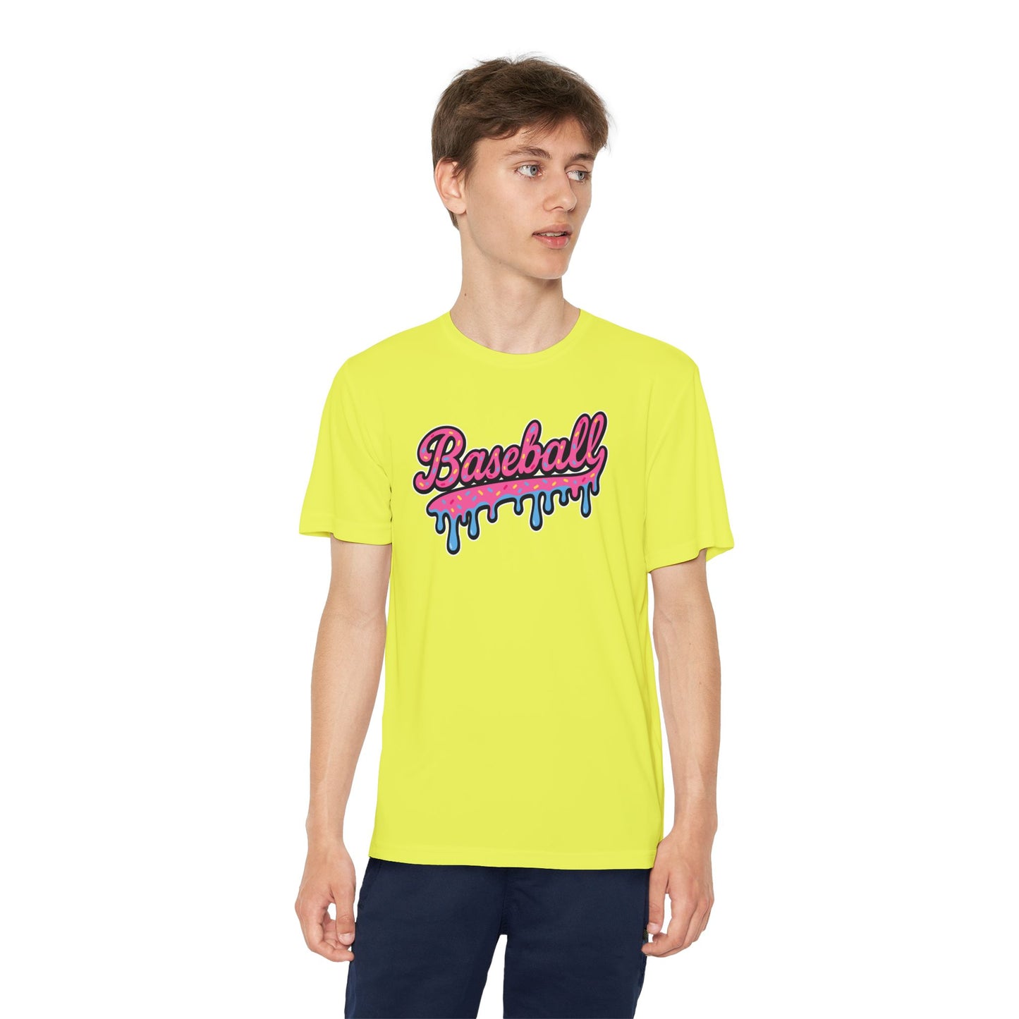 Baseball Ice Cream Drippy Tee