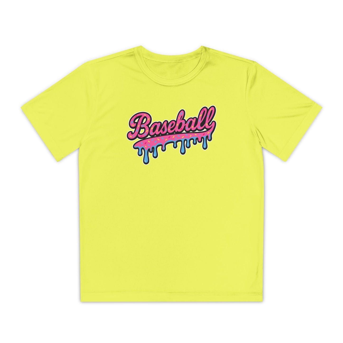 Baseball Ice Cream Drippy Tee