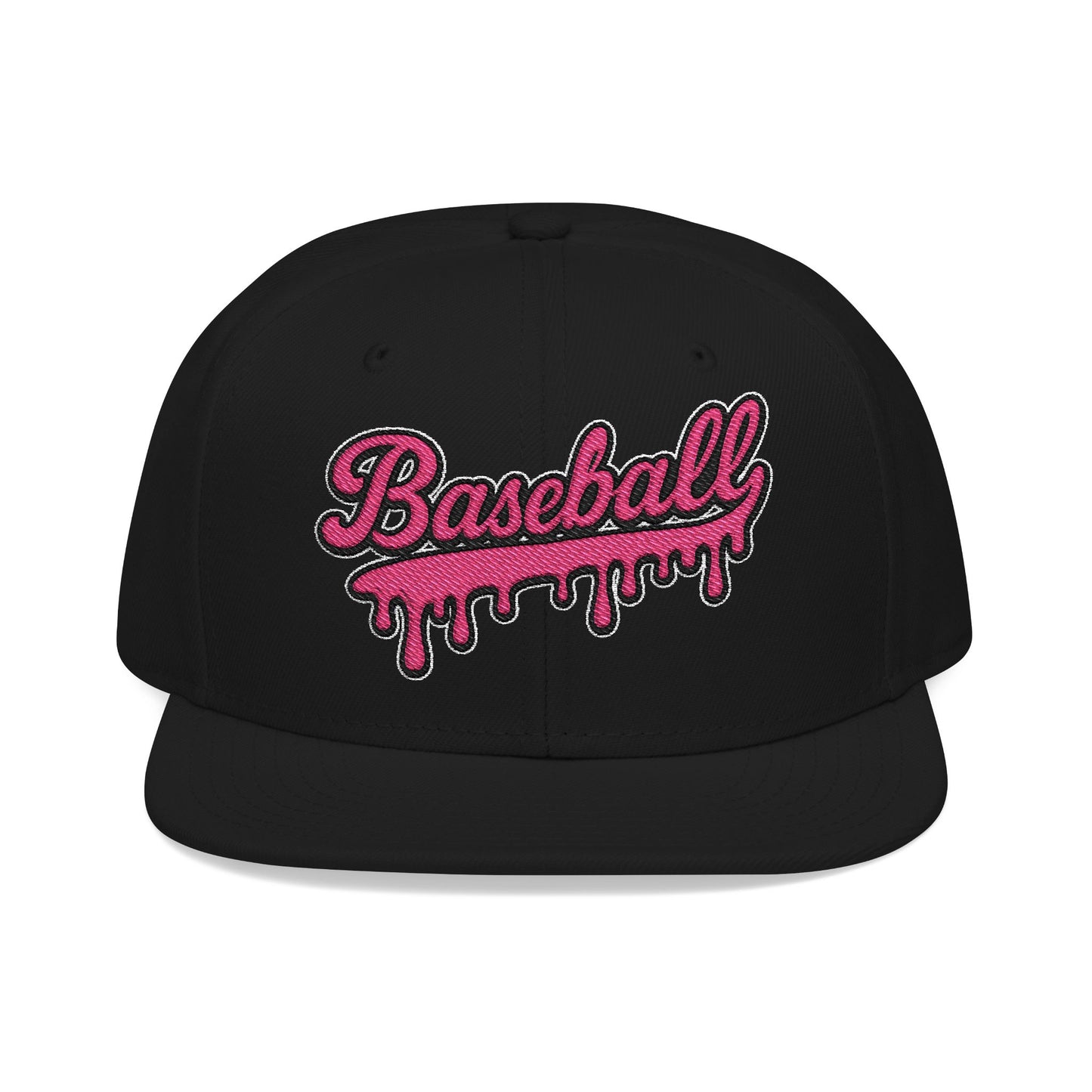 Pink Drip Snapback Hat