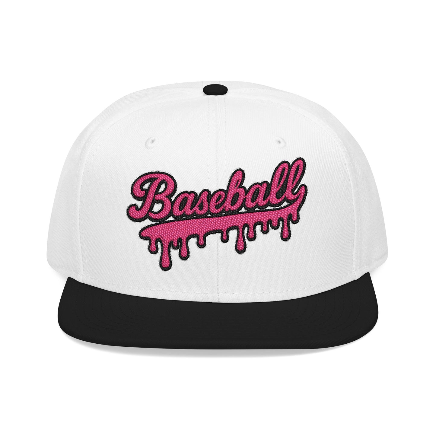 Pink Drip Snapback Hat