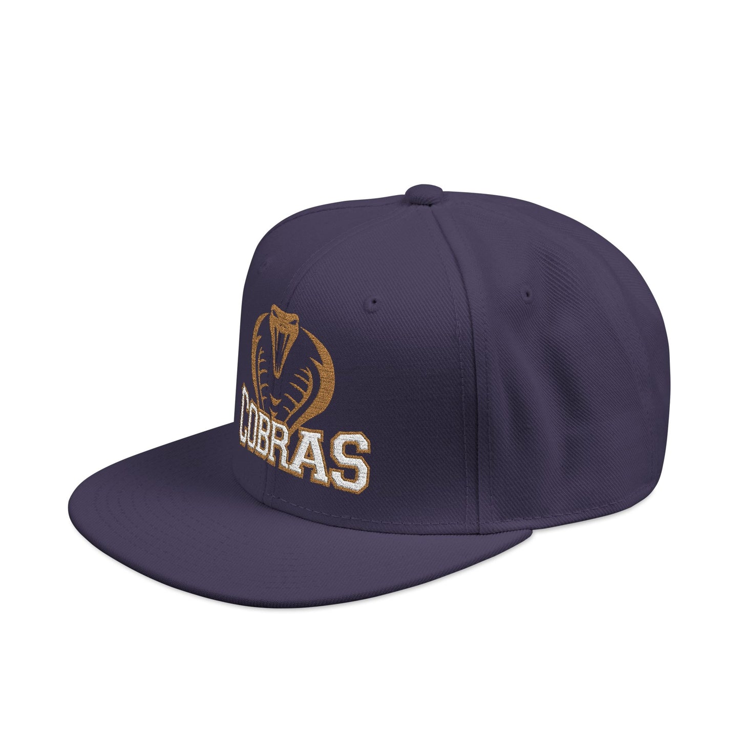 Cobras Embroidered Snapback Cap
