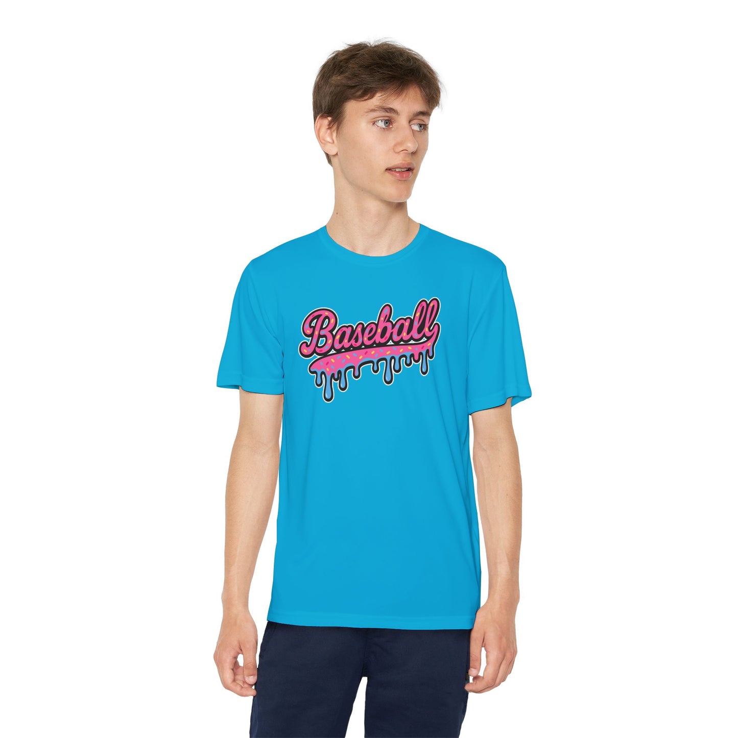 Baseball Ice Cream Drippy Tee
