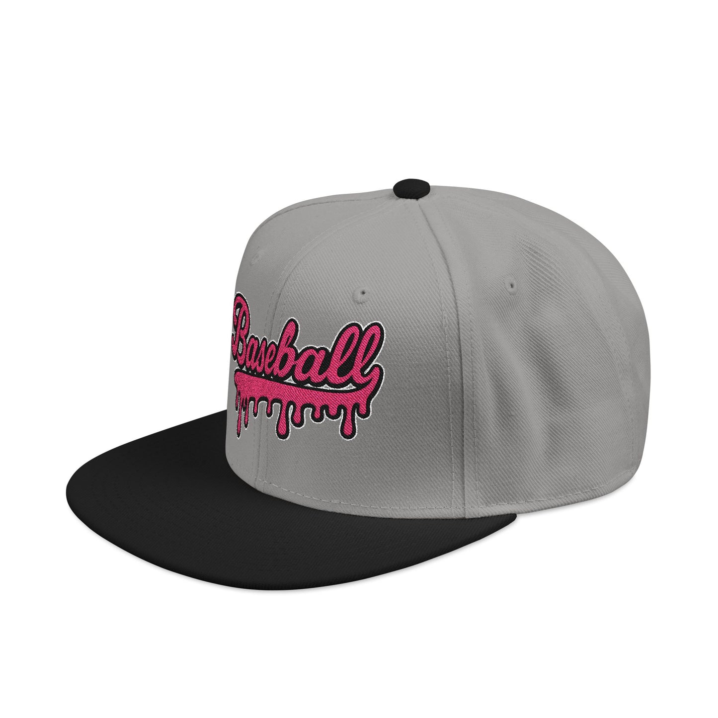 Pink Drip Snapback Hat