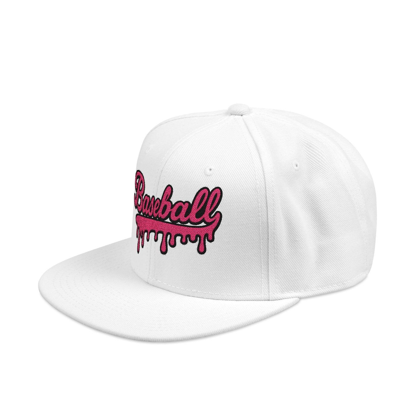 Pink Drip Snapback Hat