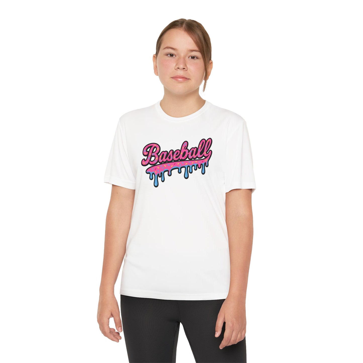 Baseball Ice Cream Drippy Tee