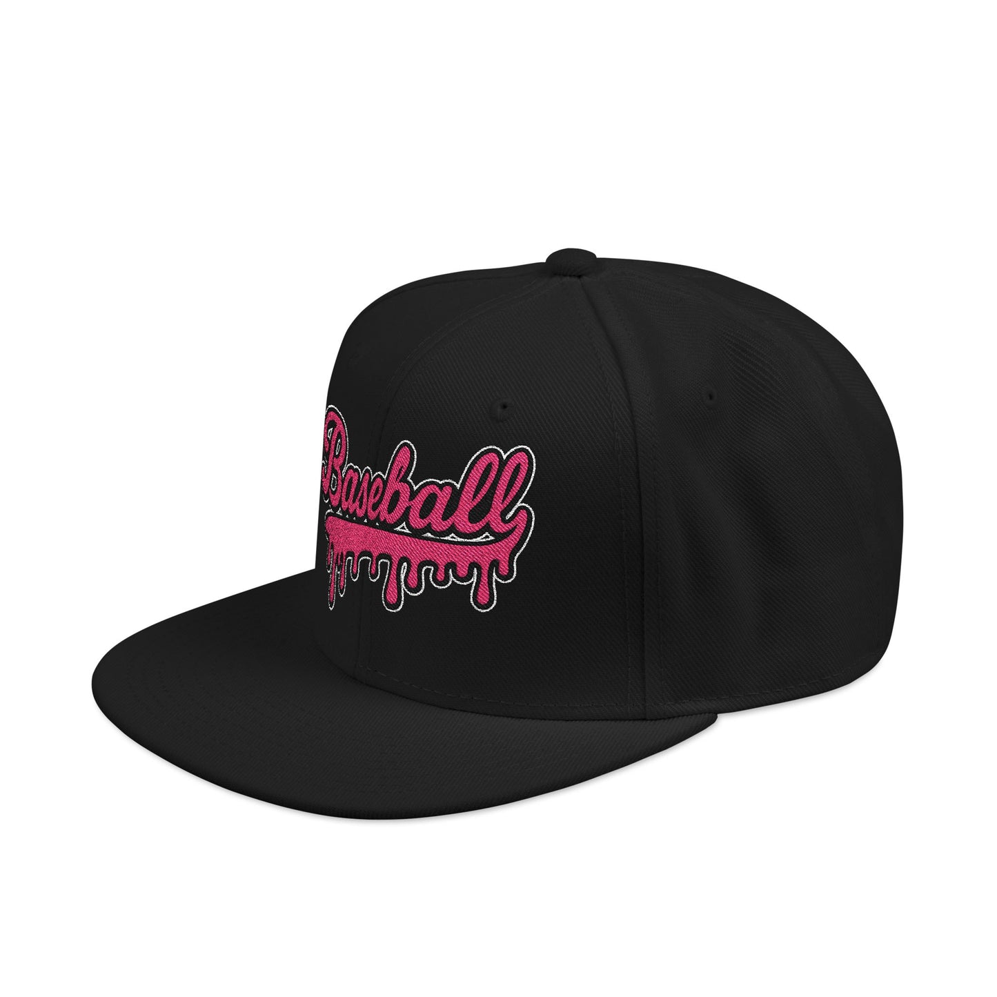 Pink Drip Snapback Hat