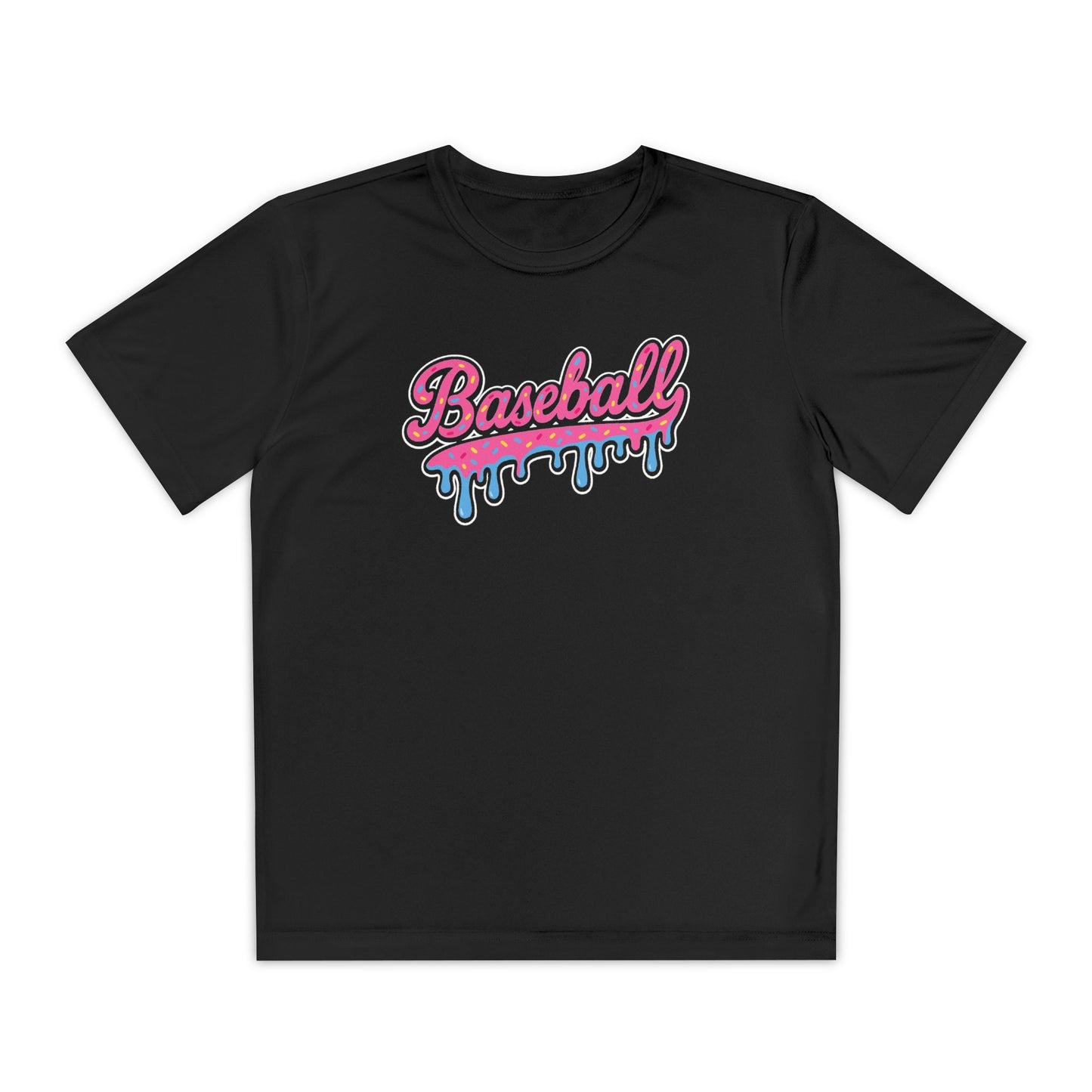 Baseball Ice Cream Drippy Tee