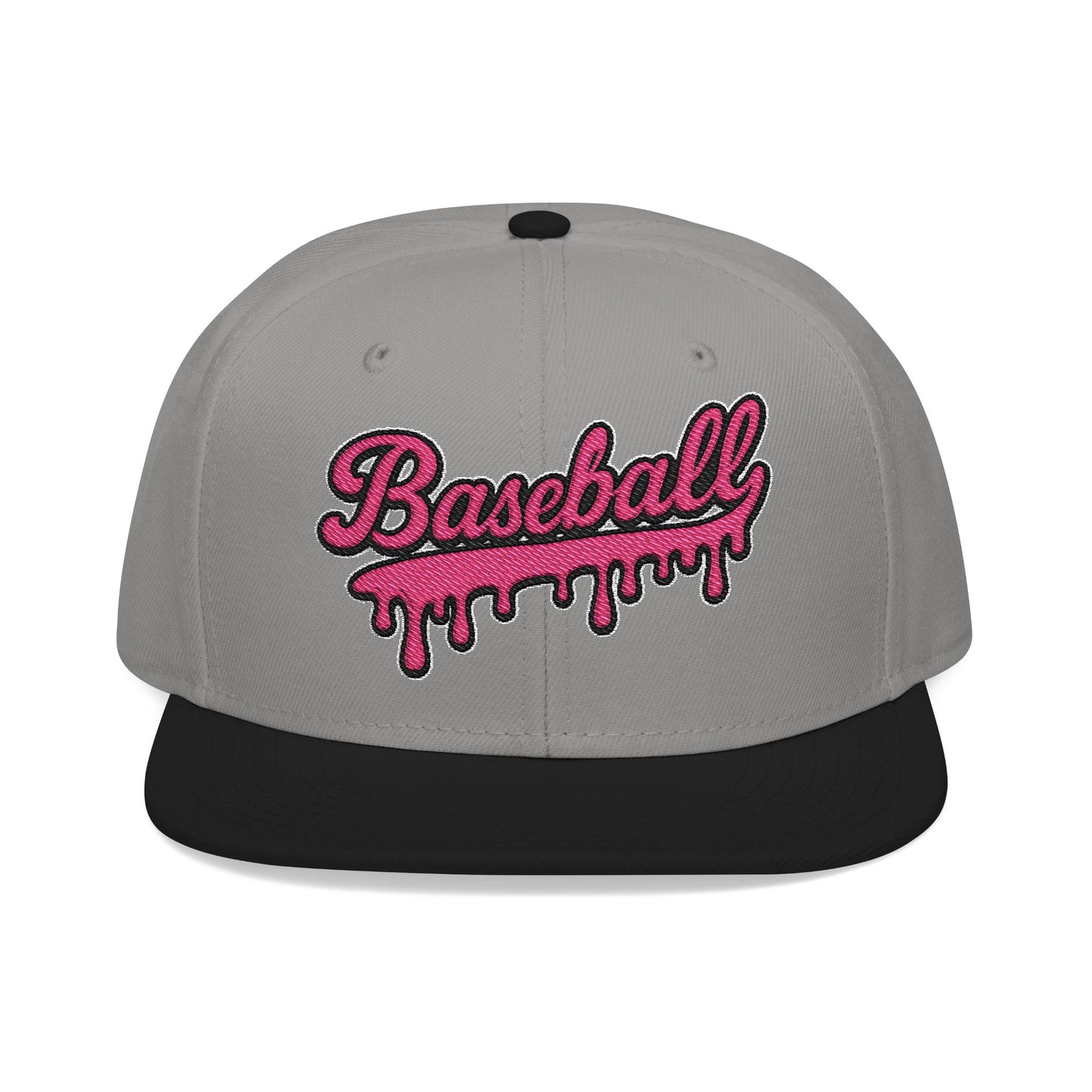 Pink Drip Snapback Hat