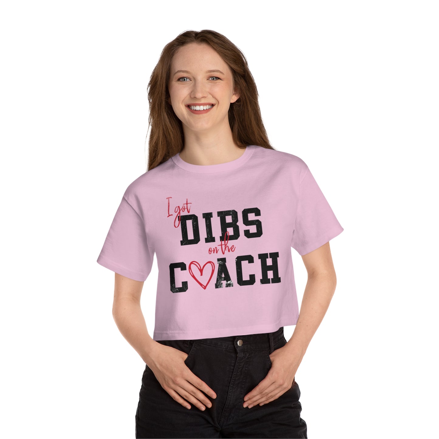 Dibs on Coach Cropped T-Shirt