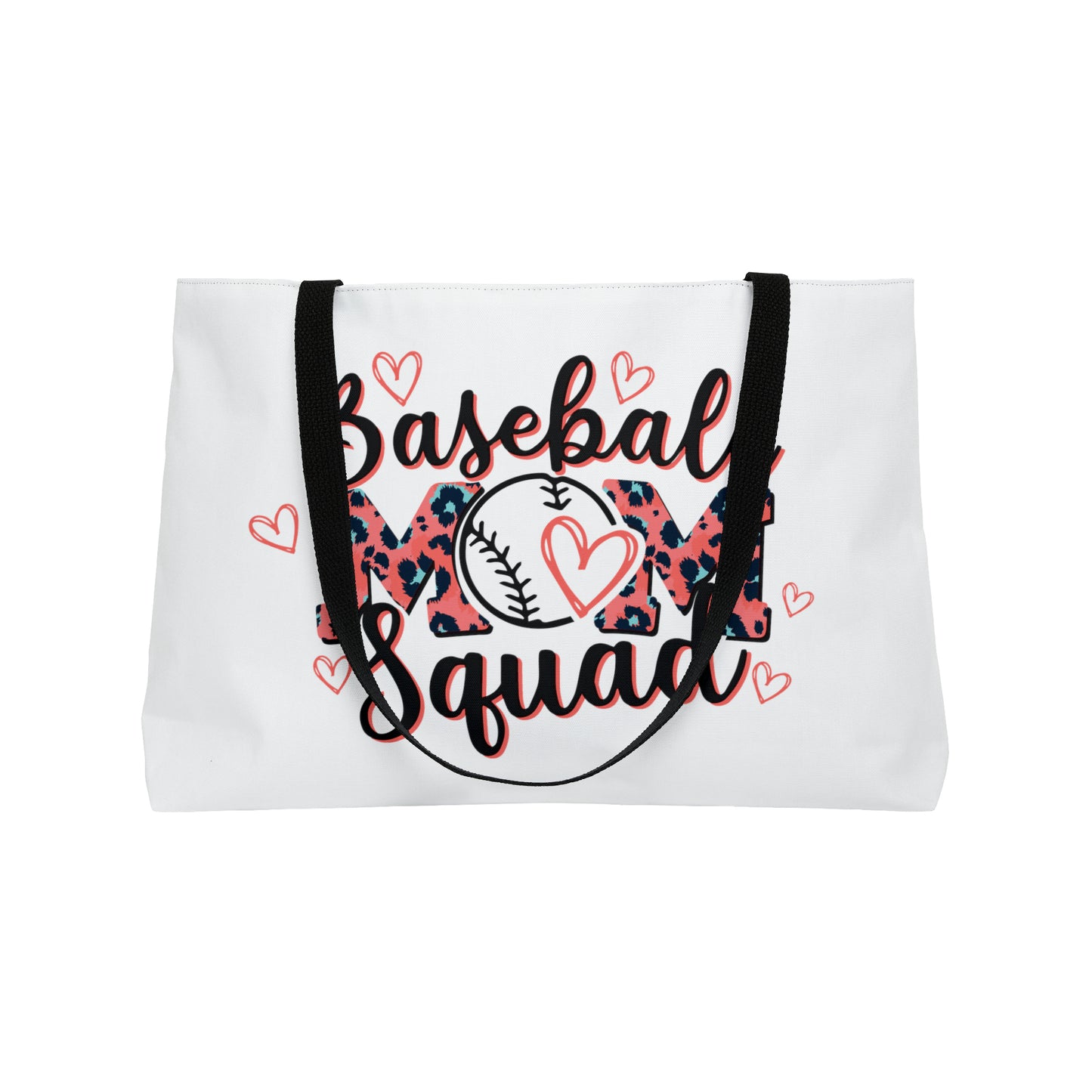 Baseball Mom Leopard Tote Bag