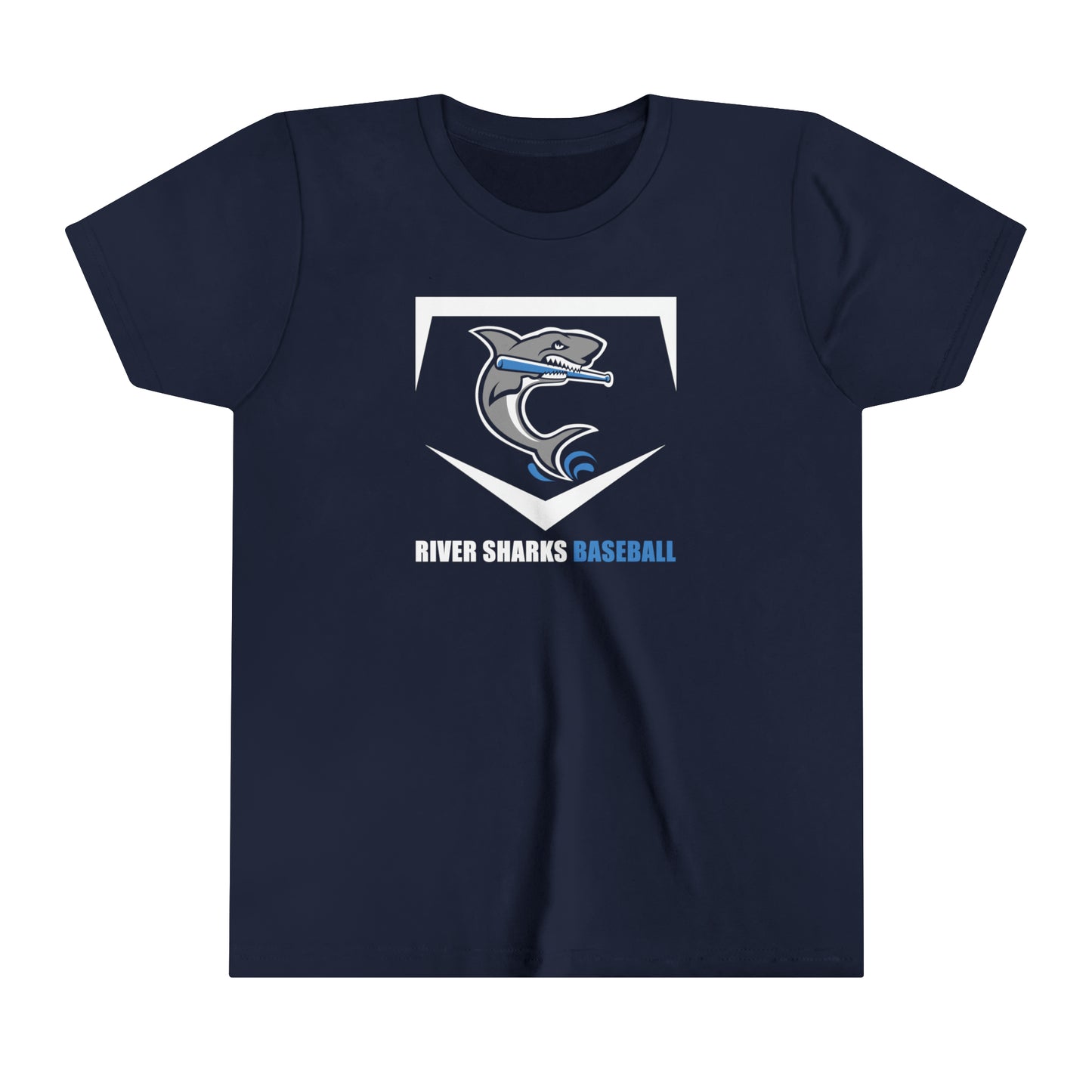 River Sharks "Home Plate" Youth Short Sleeve Tee