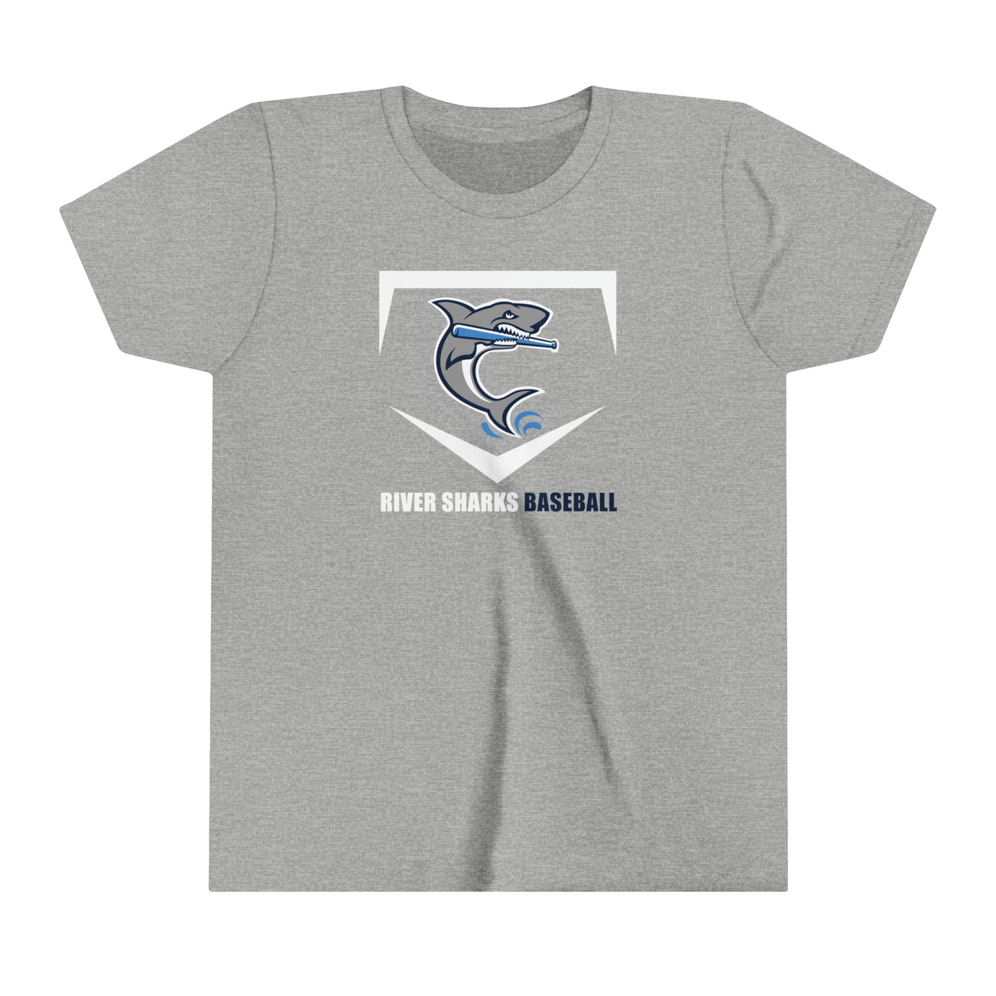 River Sharks "Home Plate" Youth Short Sleeve Tee