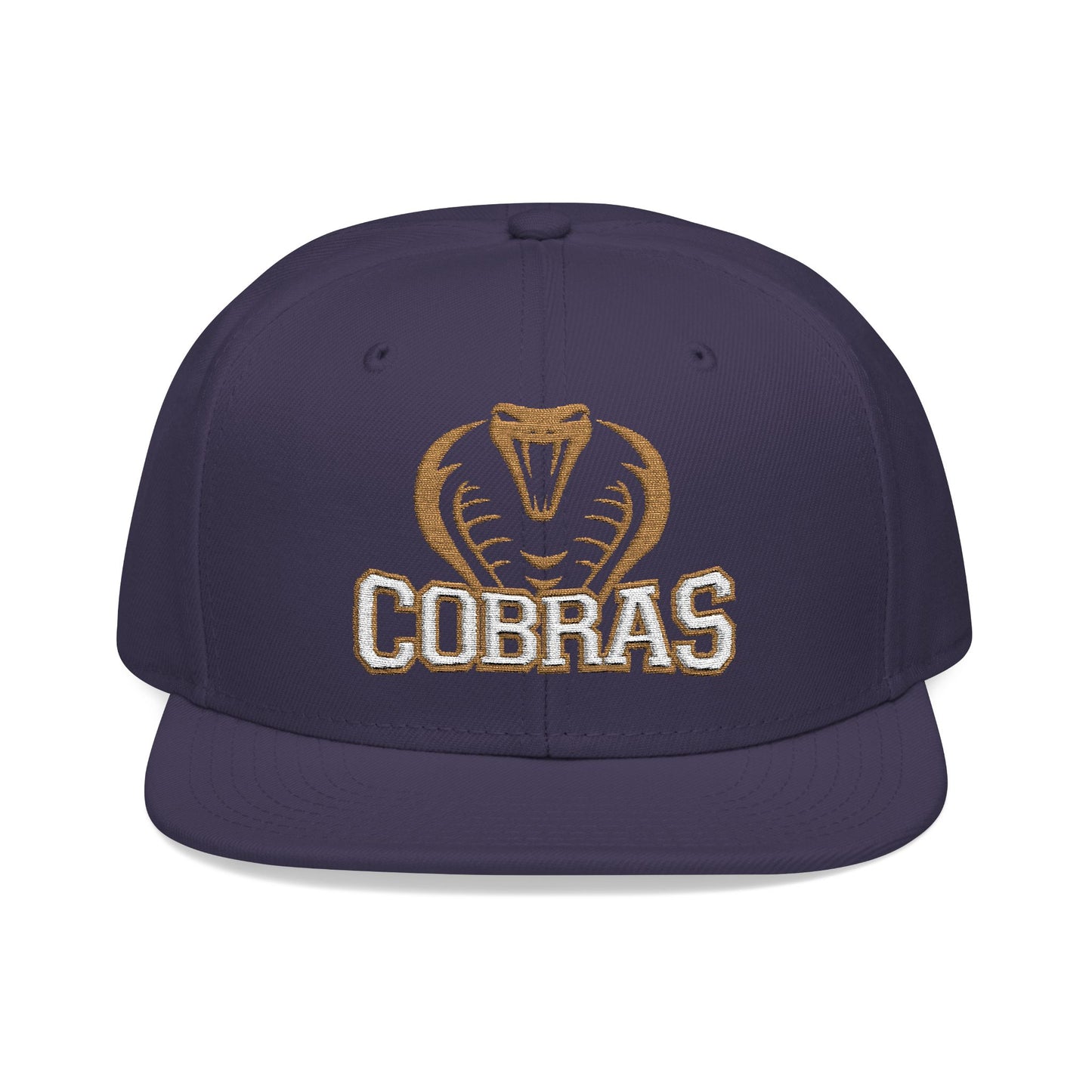 Cobras Embroidered Snapback Cap