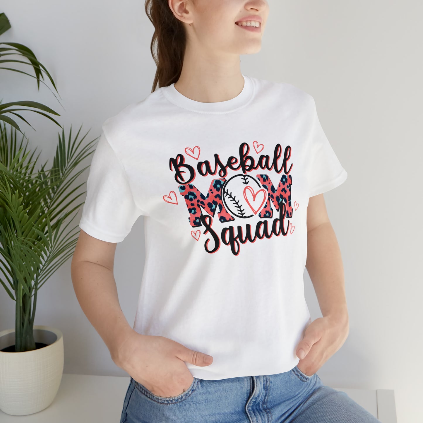 Baseball Mom Leopard Tee