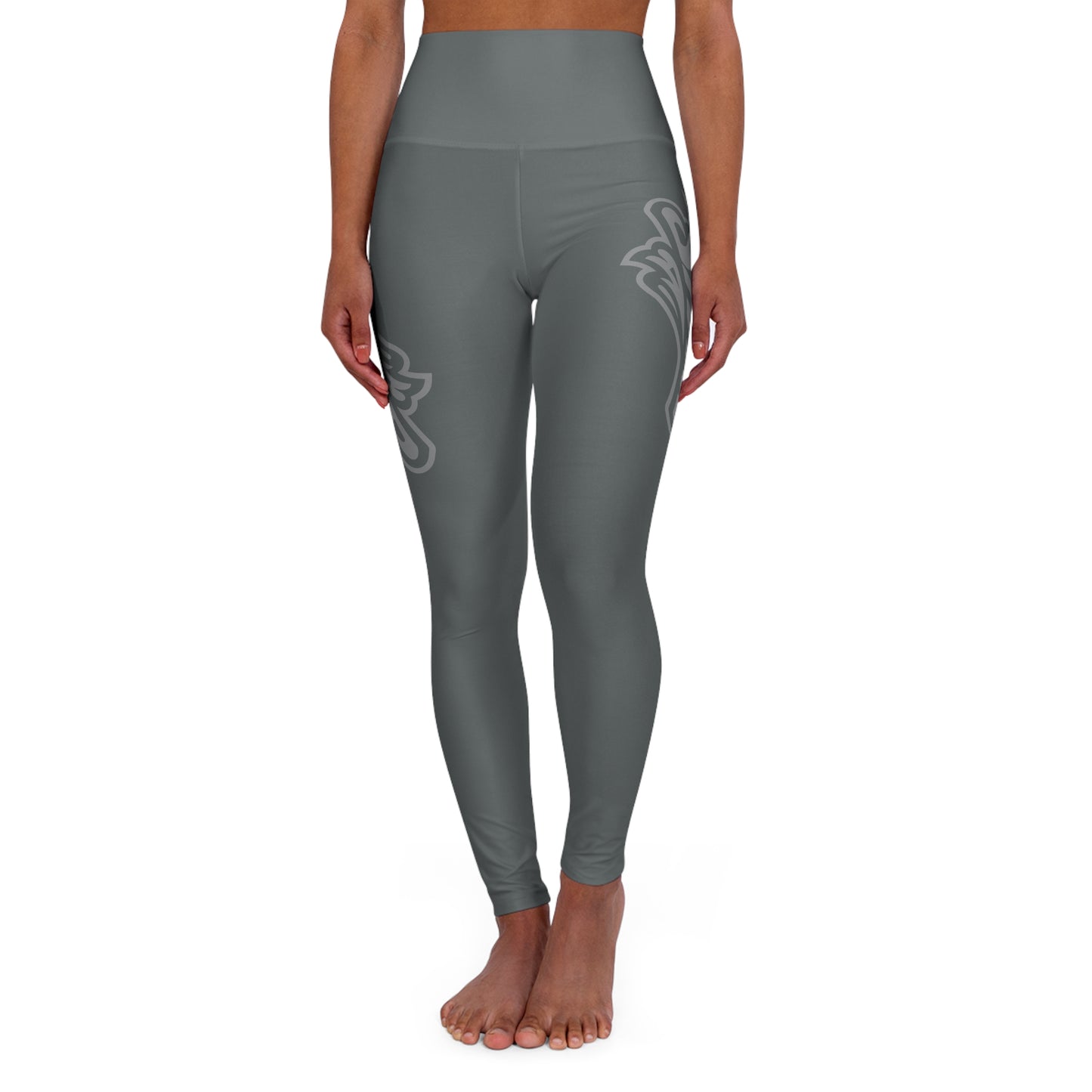 River Sharks High Waisted Yoga Leggings