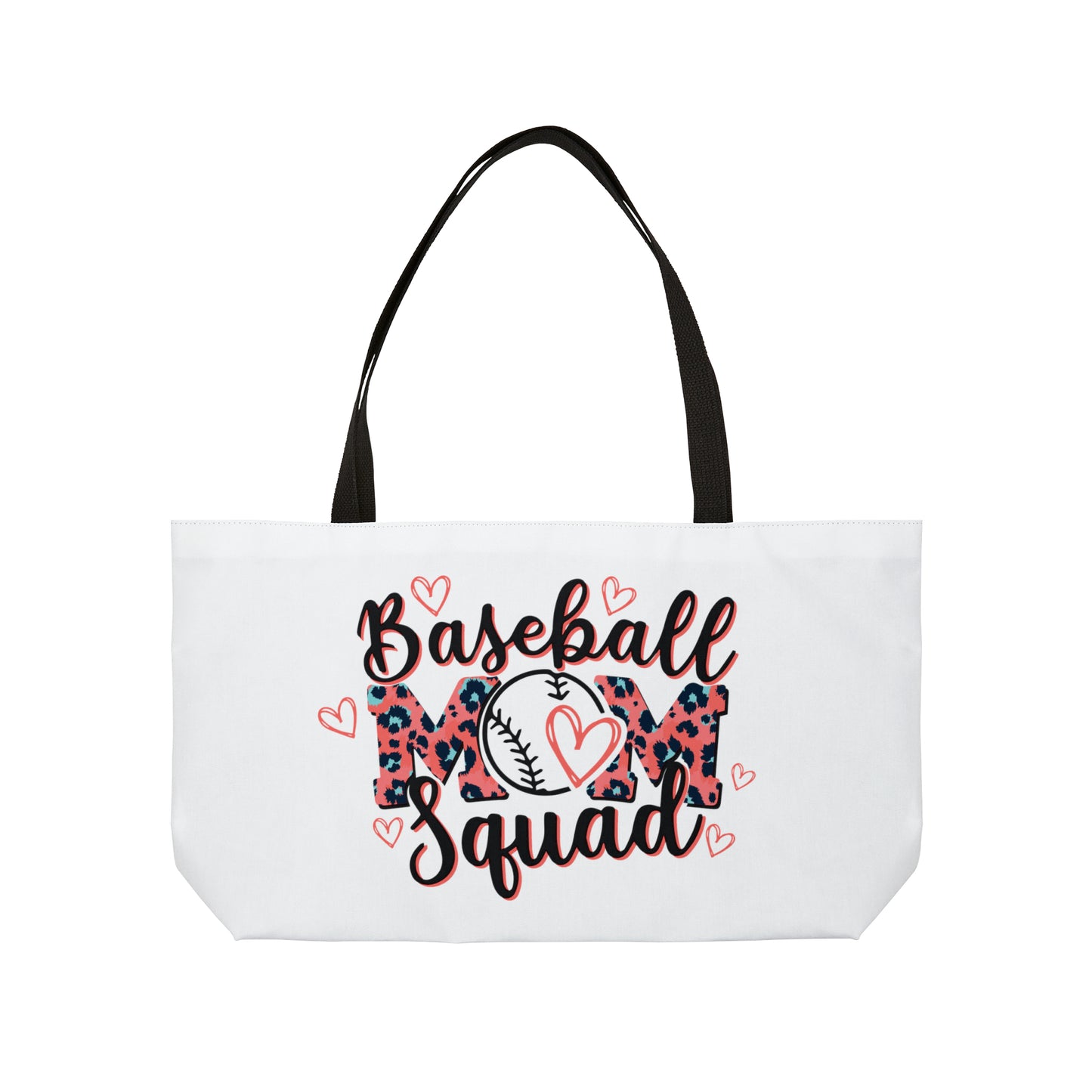 Baseball Mom Leopard Tote Bag