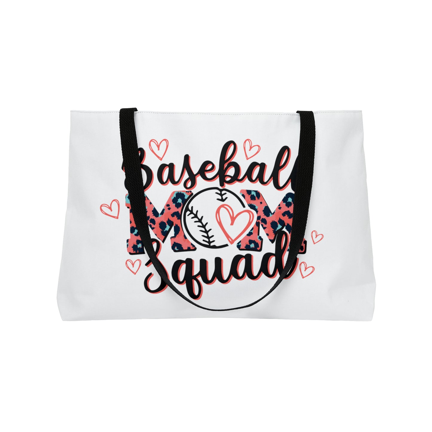 Baseball Mom Leopard Tote Bag