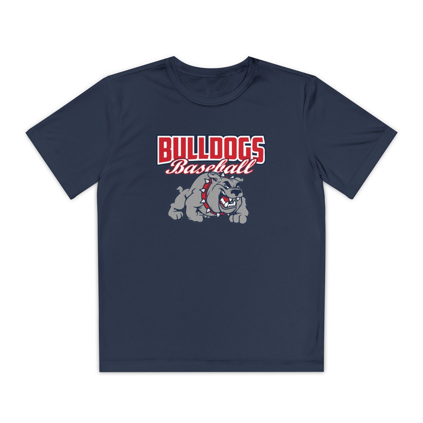 Bulldogs Mascot Youth Performance Tee
