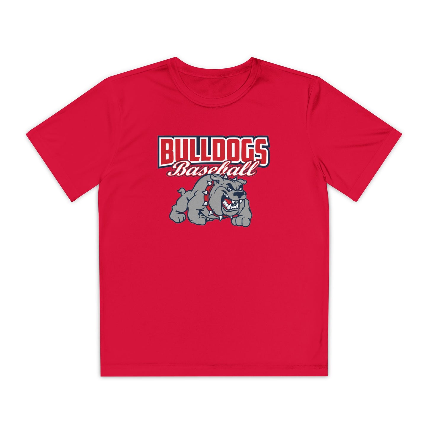 Bulldogs Mascot Youth Performance Tee