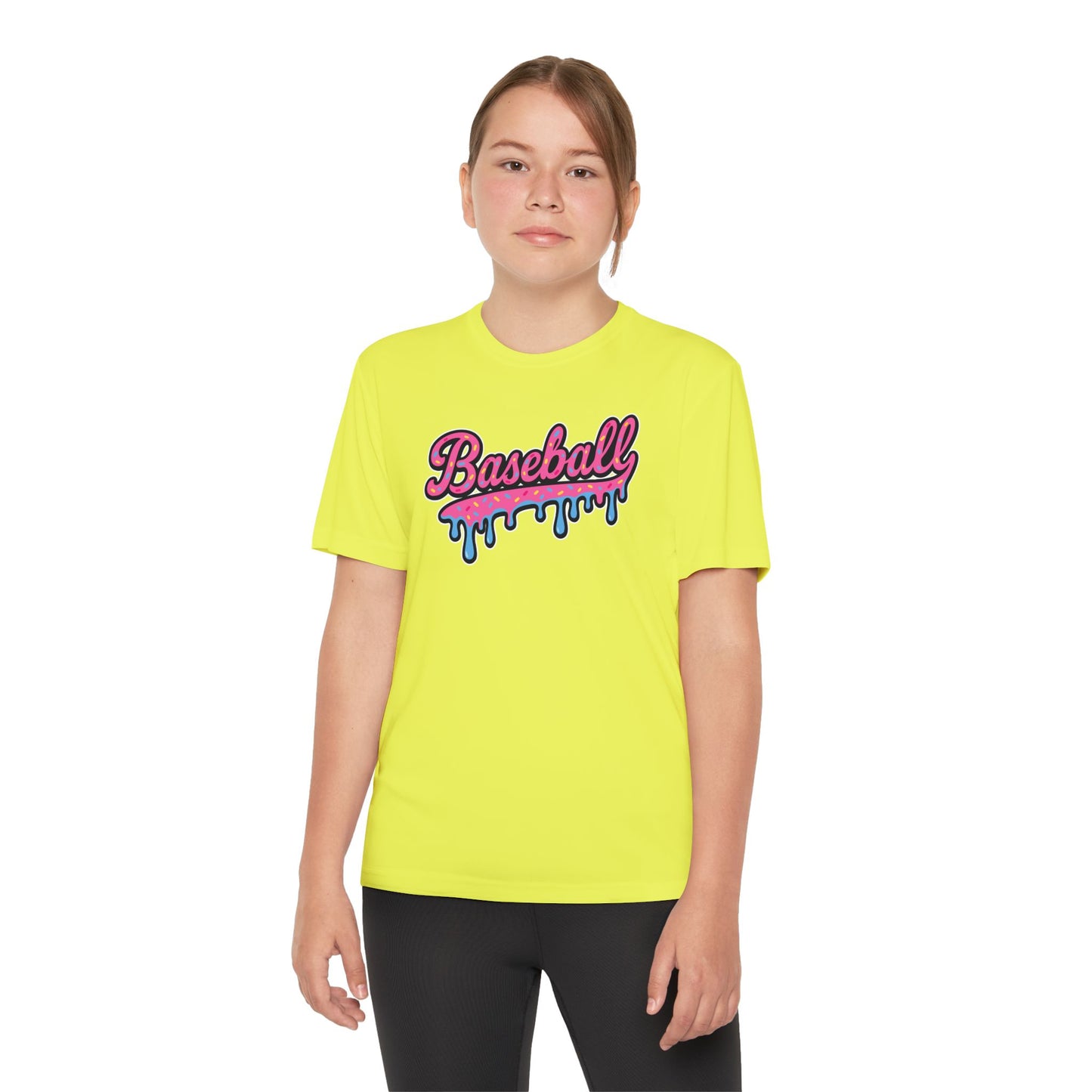 Baseball Ice Cream Drippy Tee