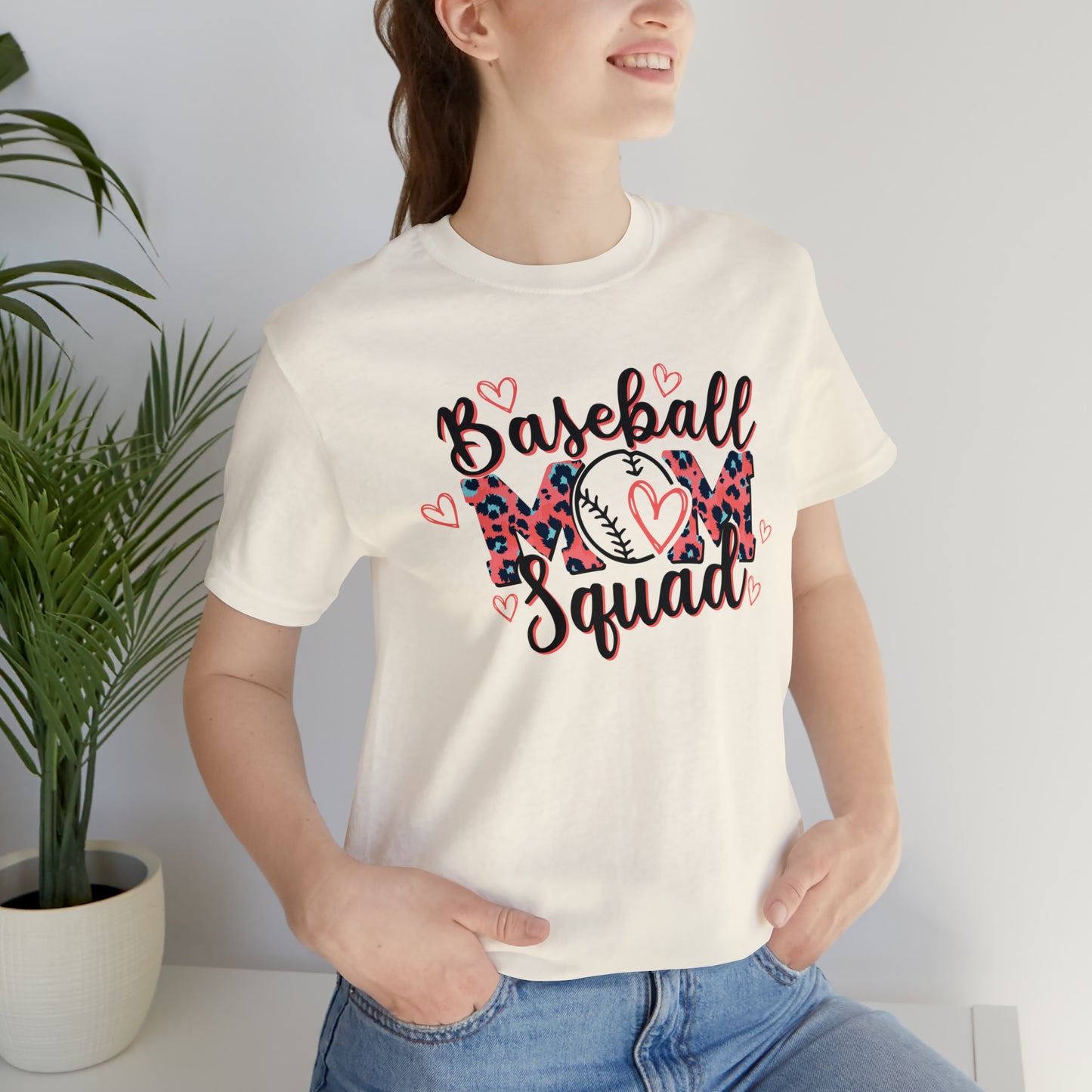 Baseball Mom Leopard Tee