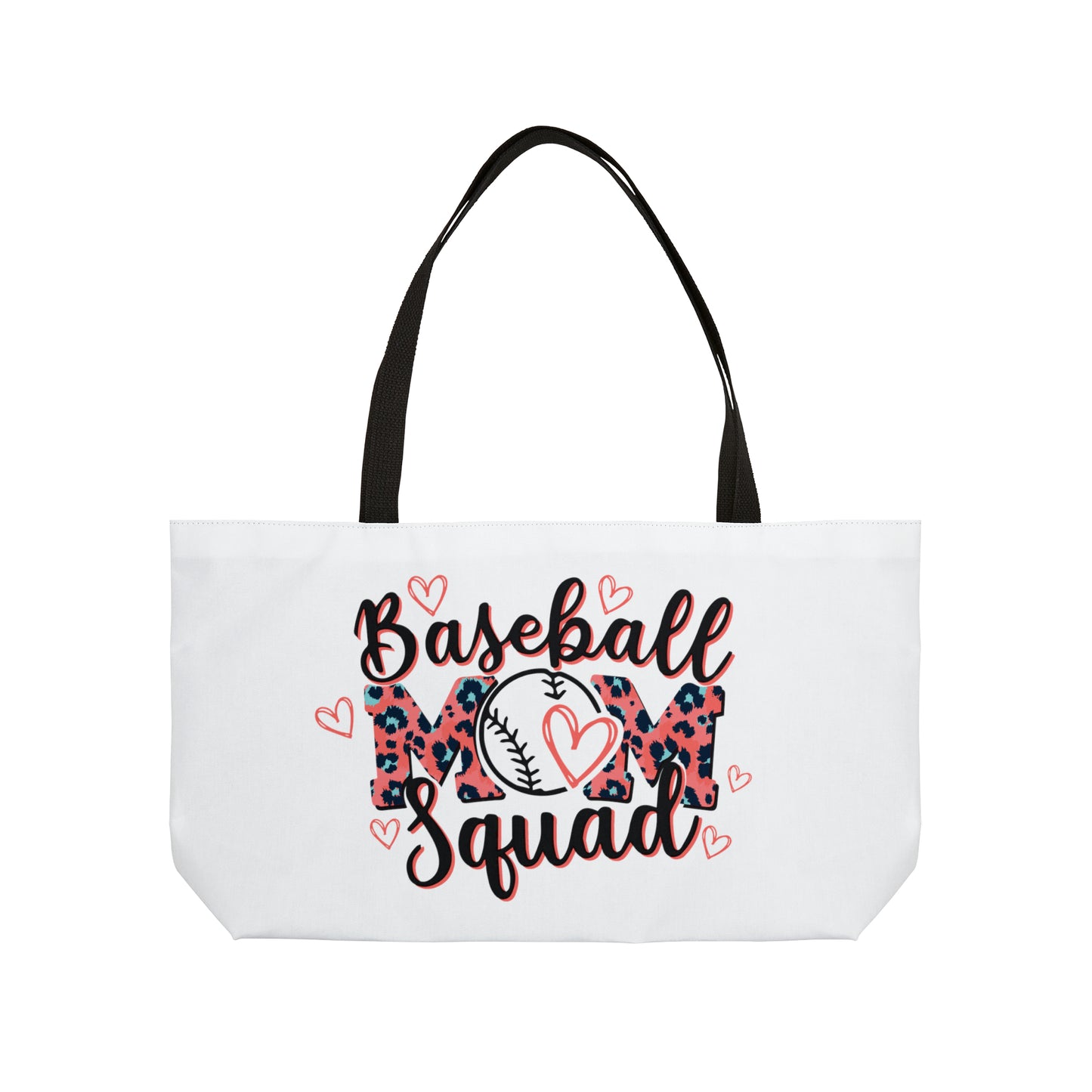 Baseball Mom Leopard Tote Bag