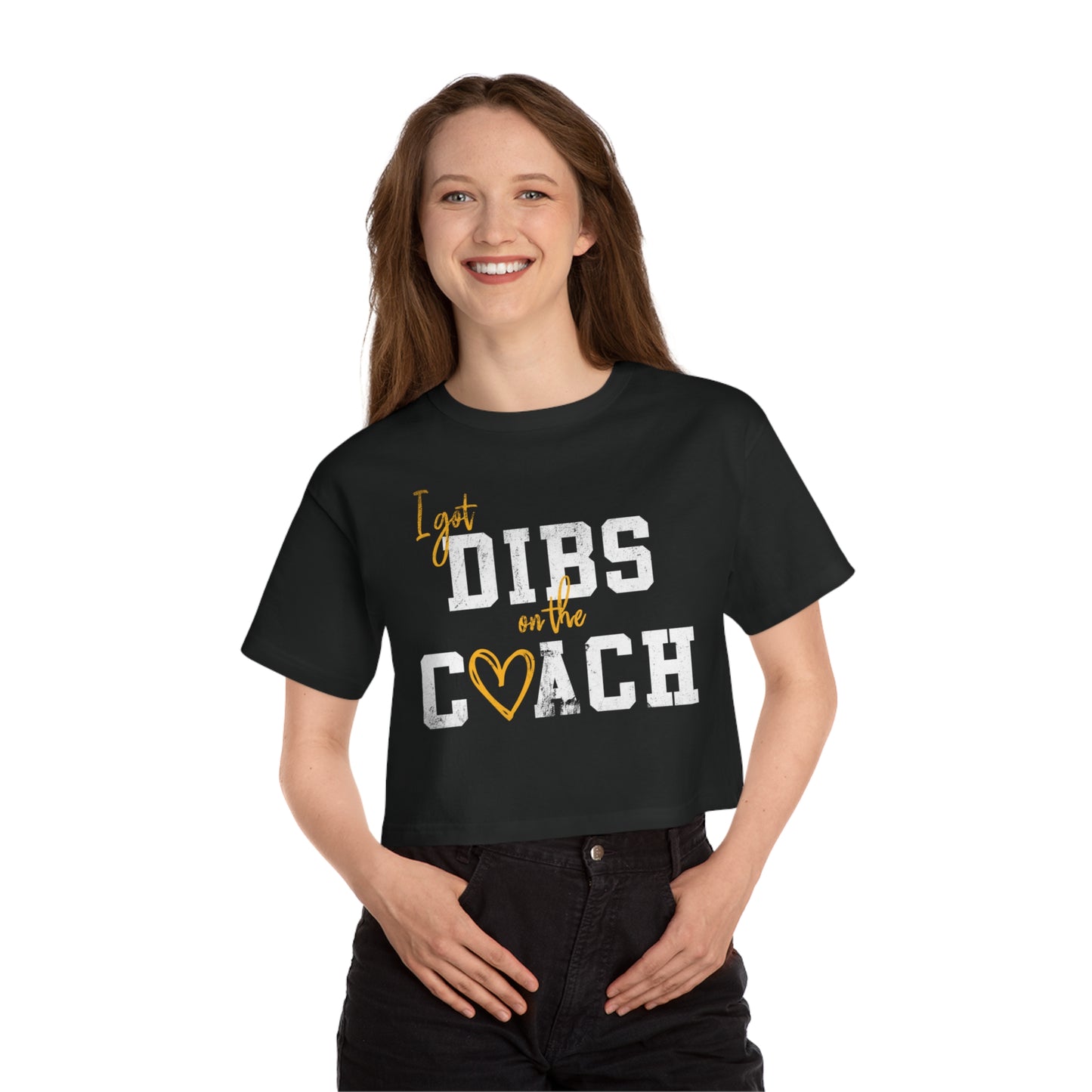 Dibs on Coach Cropped T-Shirt