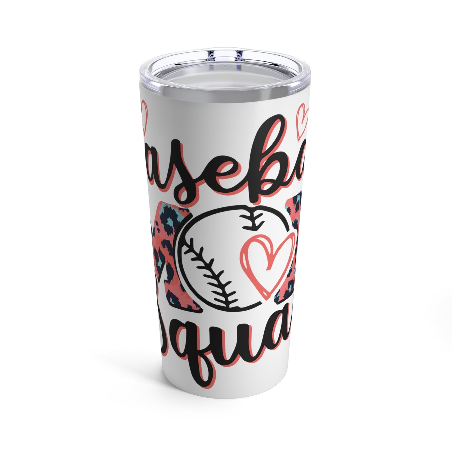 Baseball Mom Leopard Tumbler