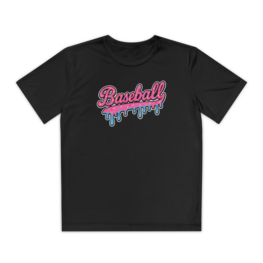 Baseball Ice Cream Drippy Tee