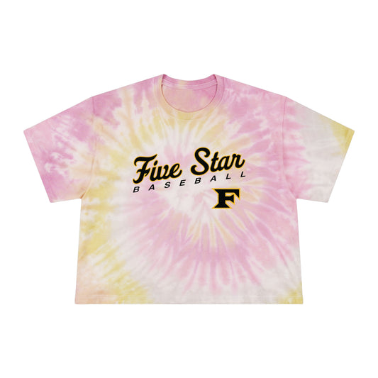 5 Star Outlaws Women's Tie-Dye Crop Tee