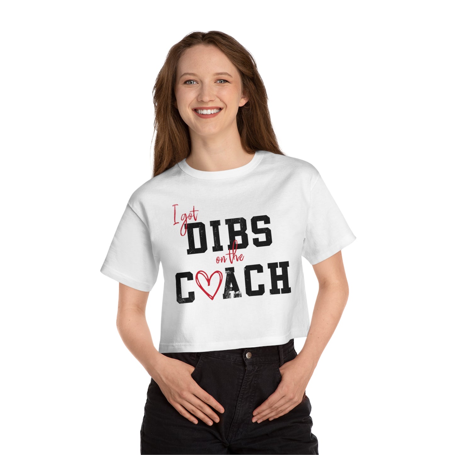 Dibs on Coach Cropped T-Shirt