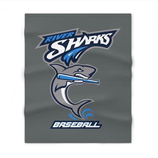 River Sharks Throw Blanket