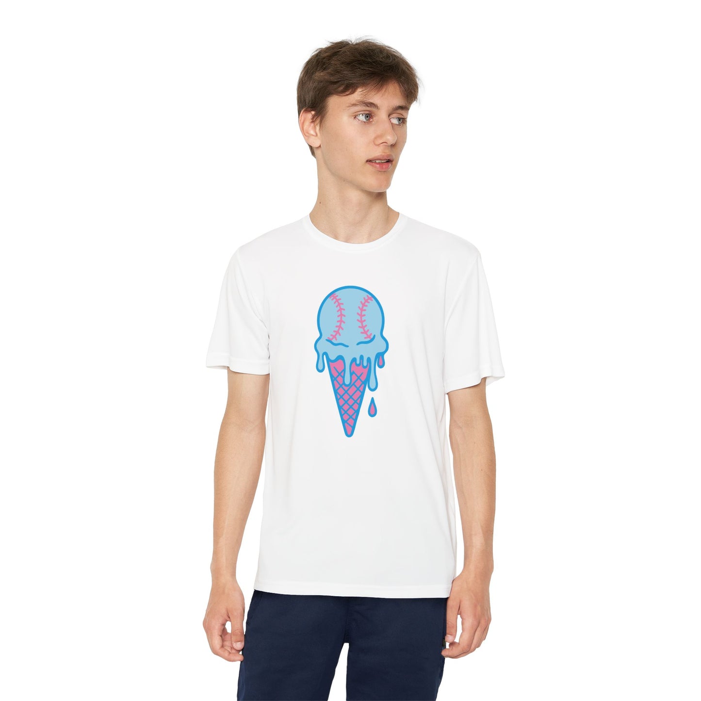 Baseball Ice Cream Tee