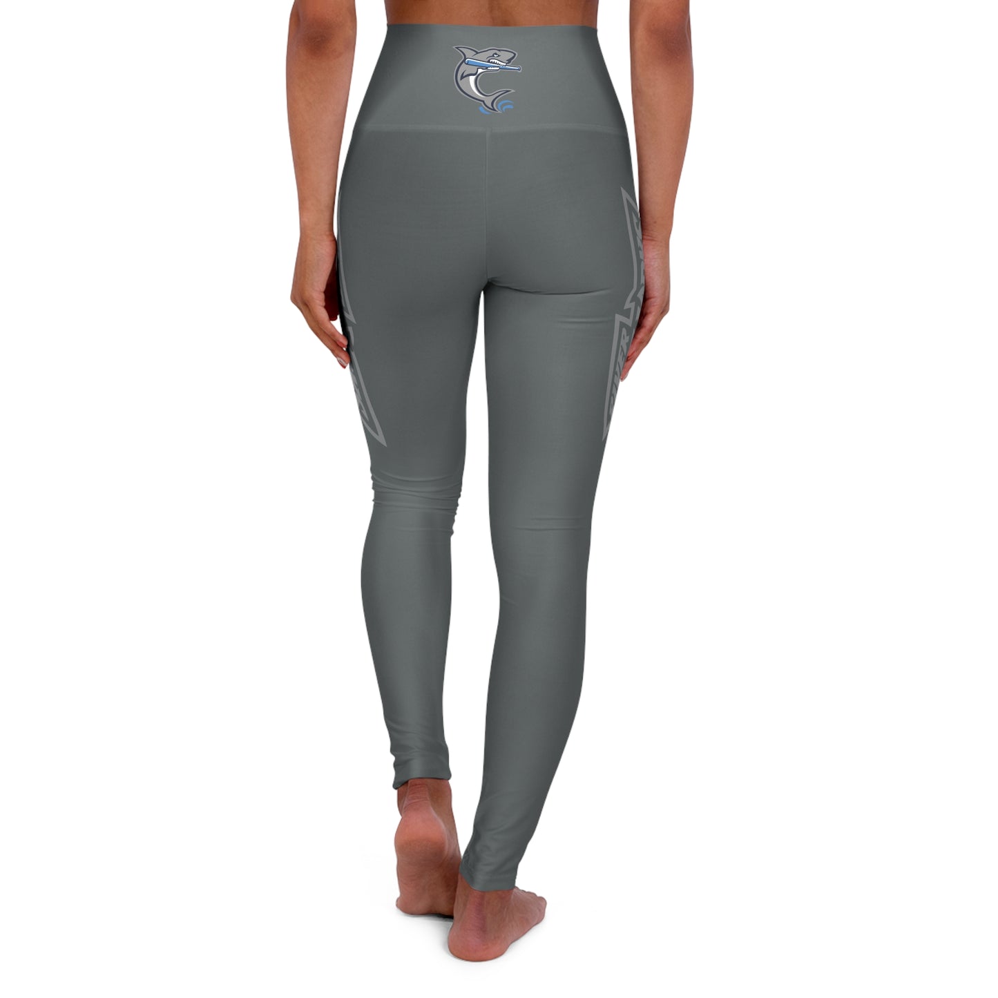 River Sharks High Waisted Yoga Leggings