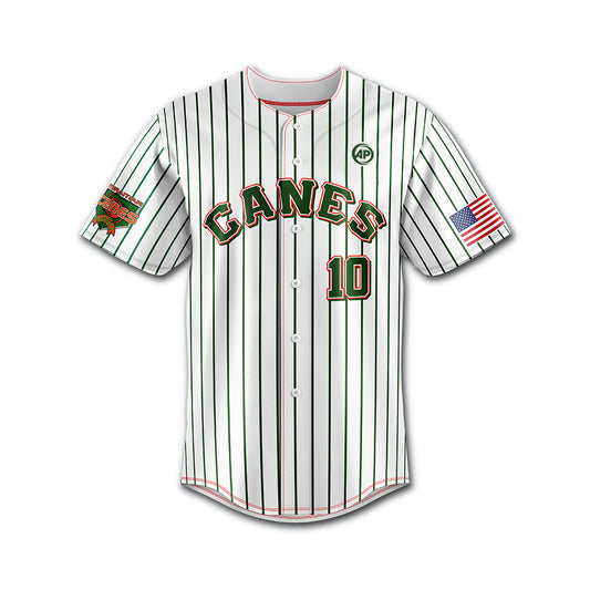 Classic Pinstripe Baseball Jersey